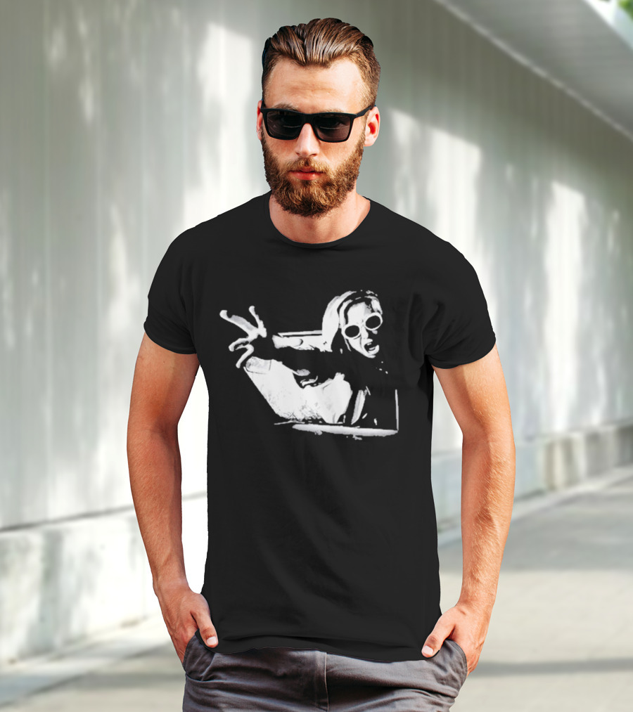 Cuckoo The Hooded Woman Reaching In Sunglasses T-Shirt