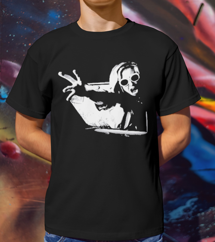 Cuckoo The Hooded Woman Reaching In Sunglasses T-Shirt