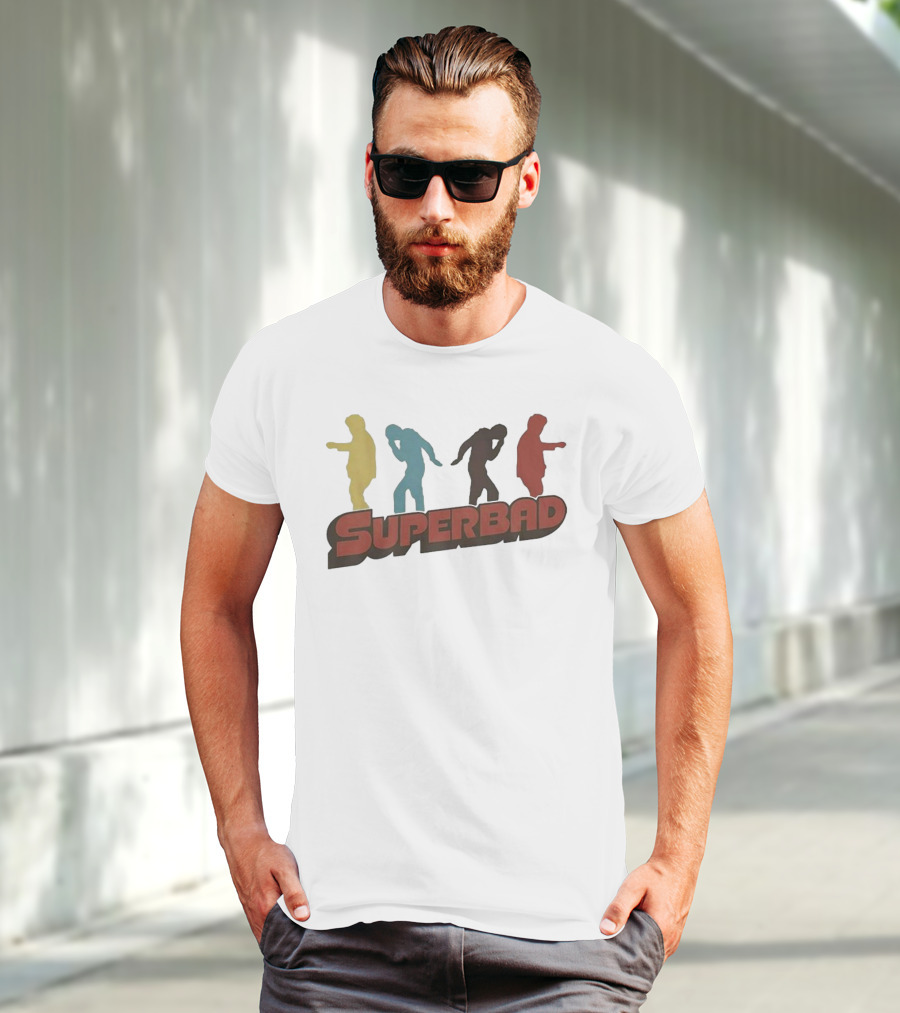Superbad Silhouette Dance Moves McLovin Movie T-Shirt