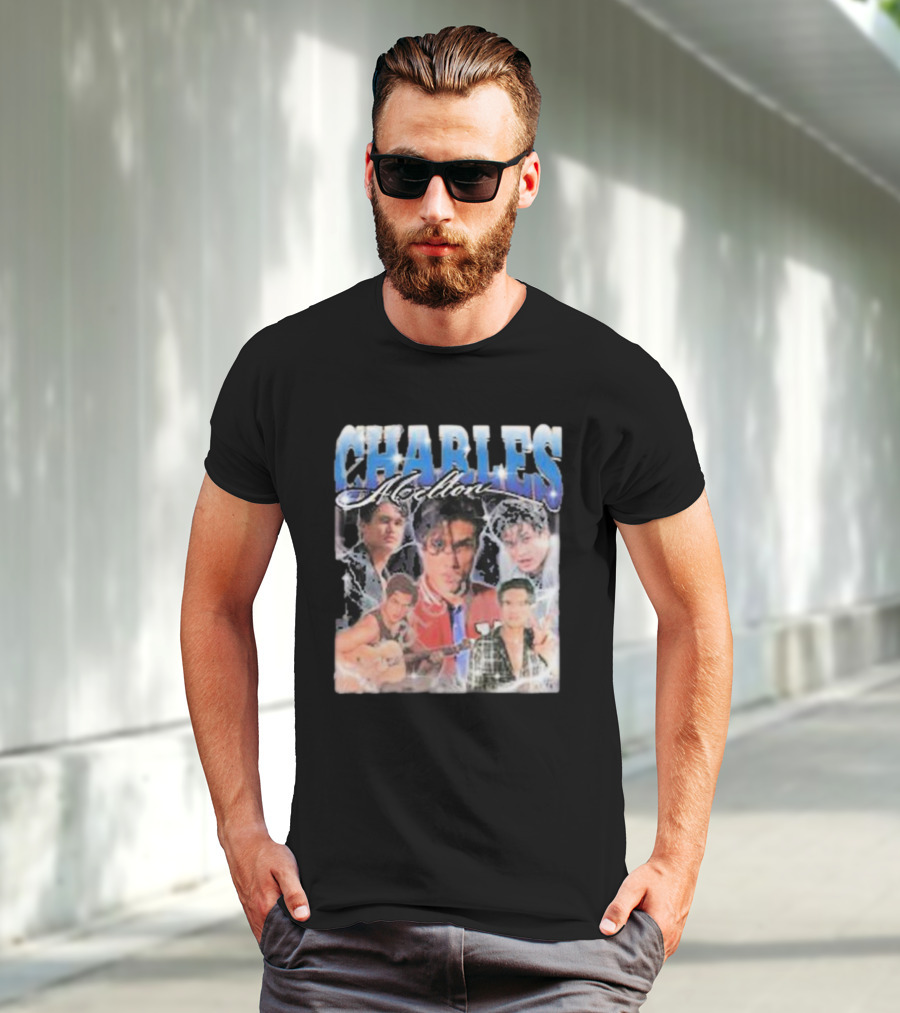 CHARLES Melton Collage T-Shirt