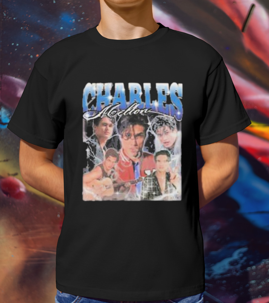 CHARLES Melton Collage T-Shirt