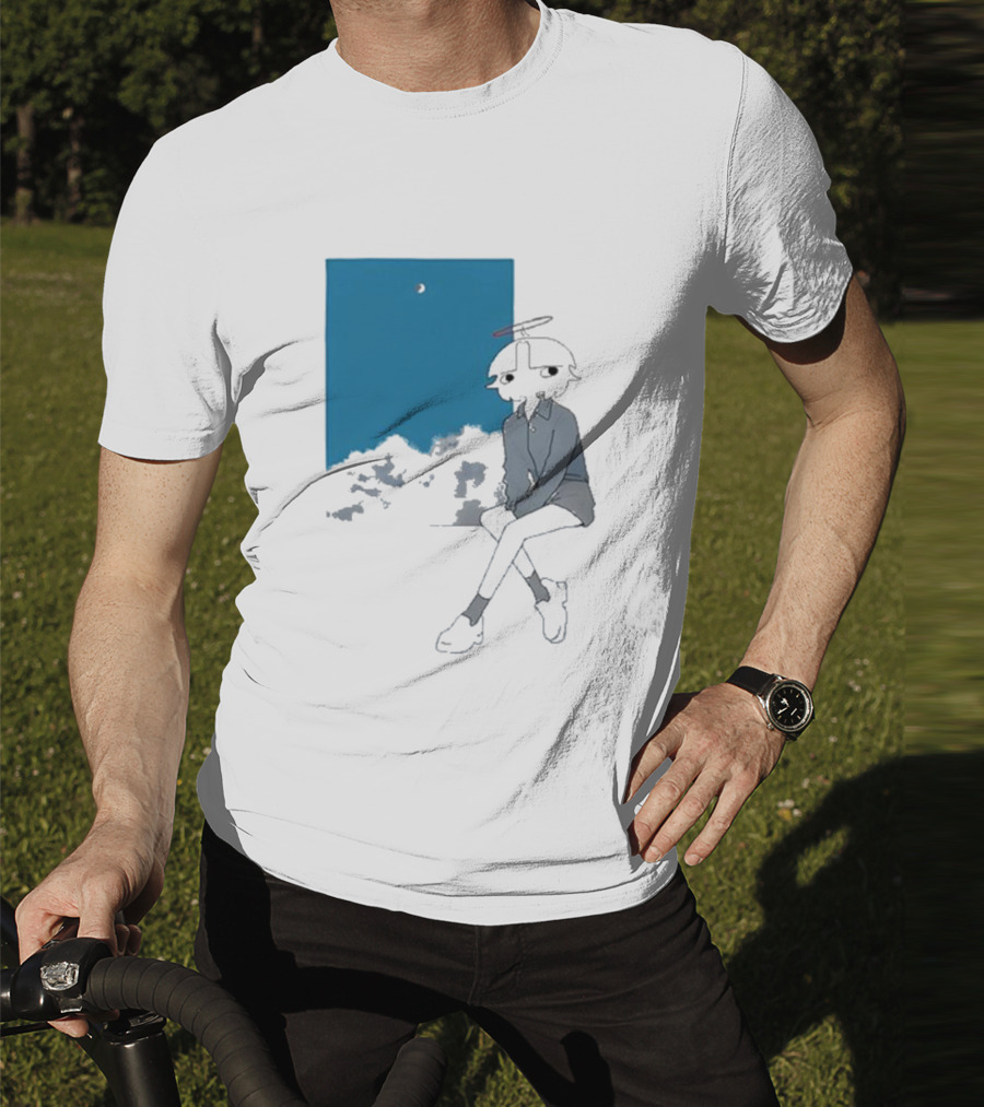 Chew Chew Store Shining Sitting By The Blue Window T-Shirt