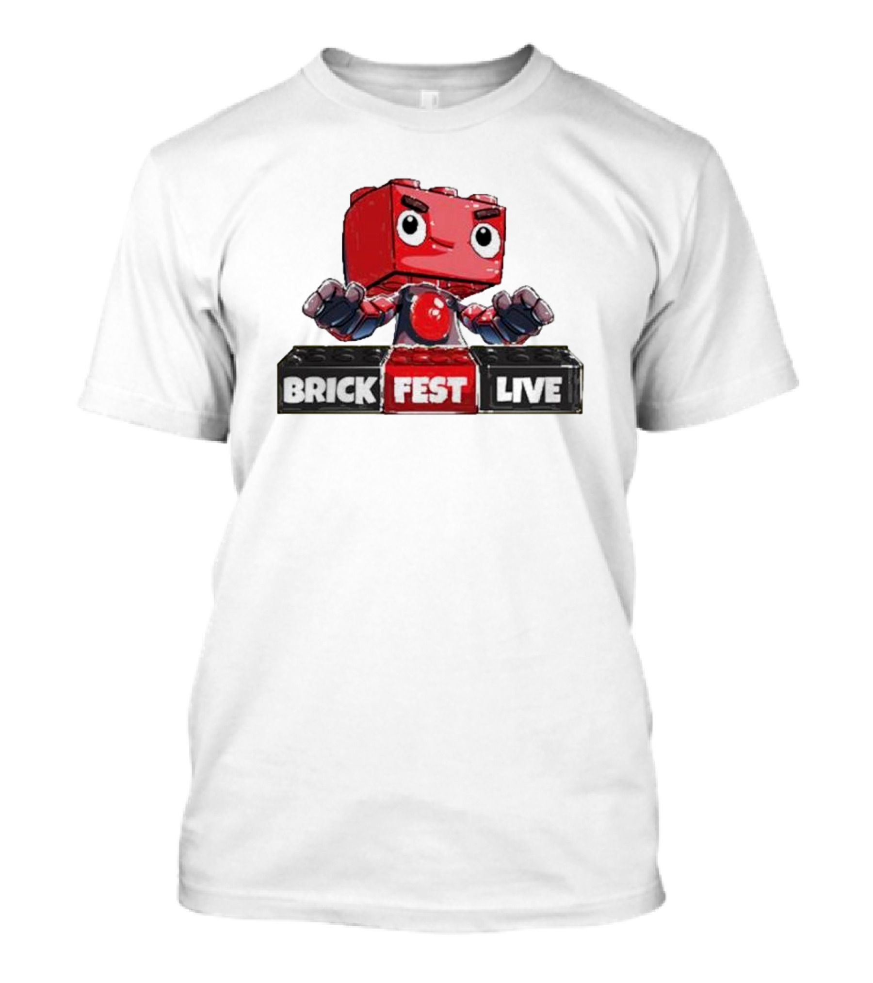 LEGO Brick Fest Live Animated Character Block T-Shirt