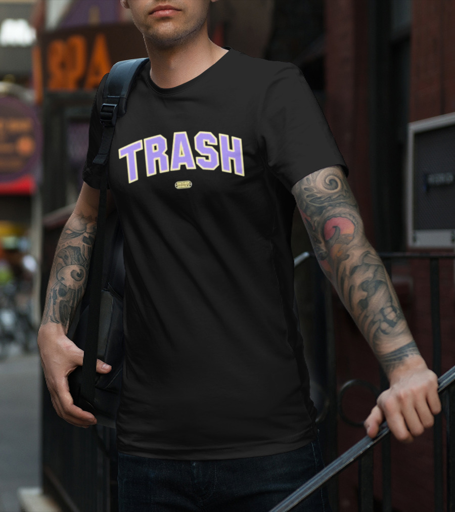 Trash Tuesday Trash Esther And Khalyla Purple T-Shirt