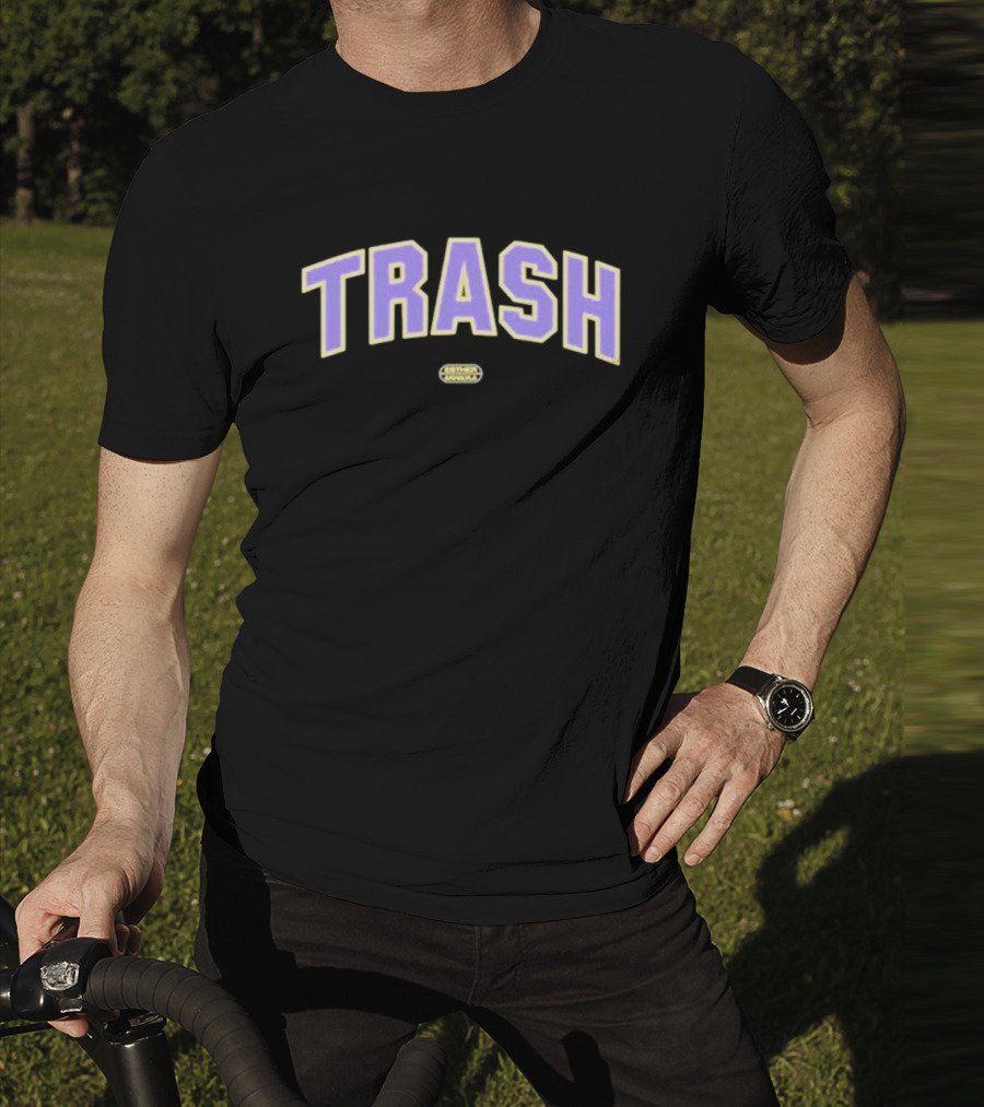 Trash Tuesday Trash Esther And Khalyla Purple T-Shirt