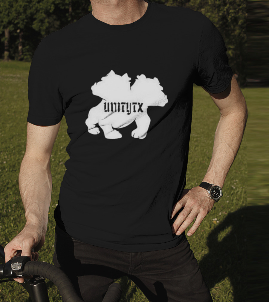 Unitytx Bulldog Silhouette Twins T-Shirt