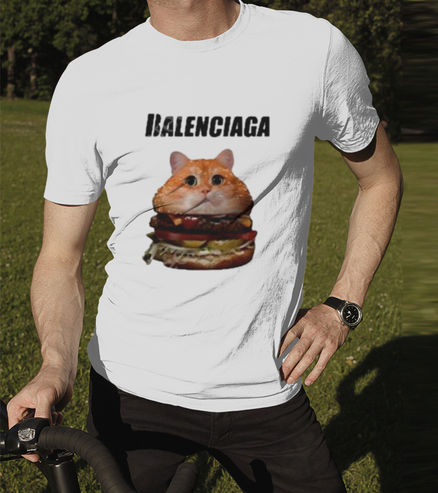 Balenciaga Burger Cat Hot T-Shirt