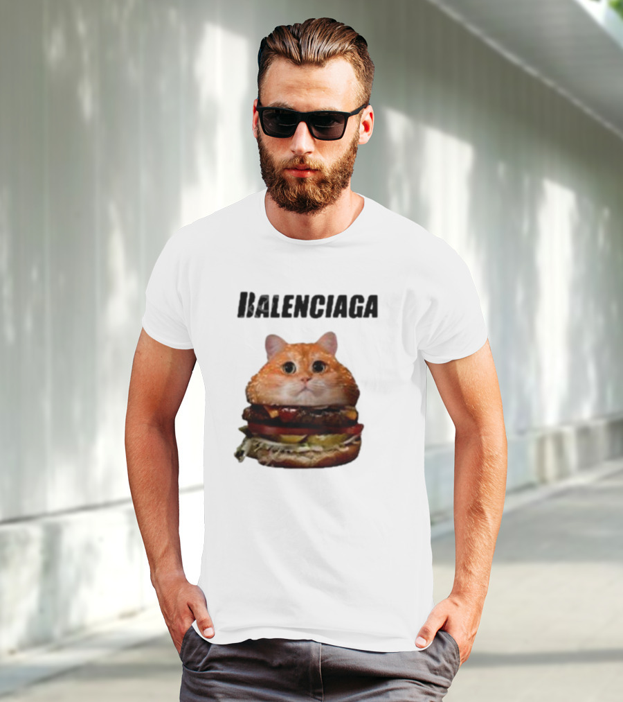 Balenciaga Burger Cat Hot T-Shirt