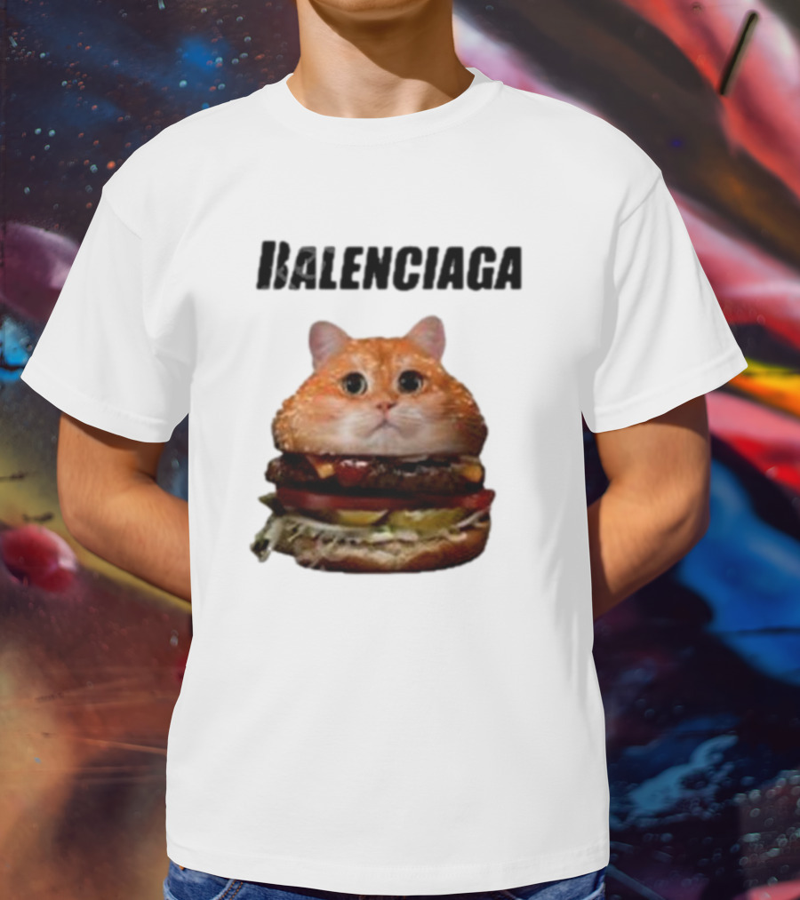 Balenciaga Burger Cat Hot T-Shirt