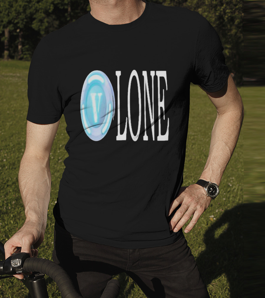 Bussinapparelco Vlone Vbuck Coin Icon And Text T-Shirt