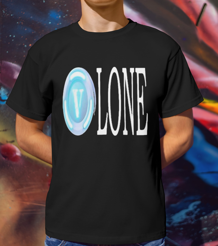 Bussinapparelco Vlone Vbuck Coin Icon And Text T-Shirt