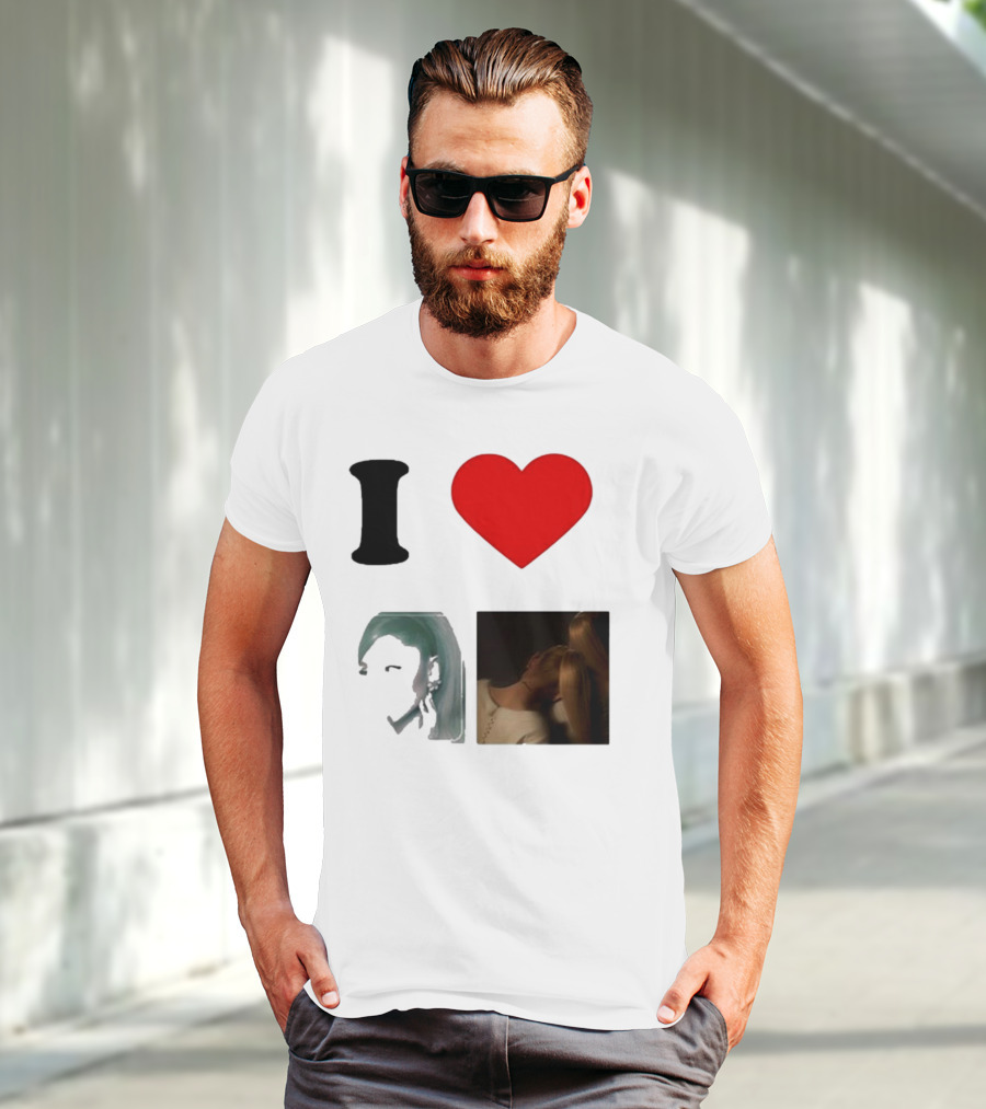 I Love Ariana Grande Cameron Fan Art Duo T-Shirt