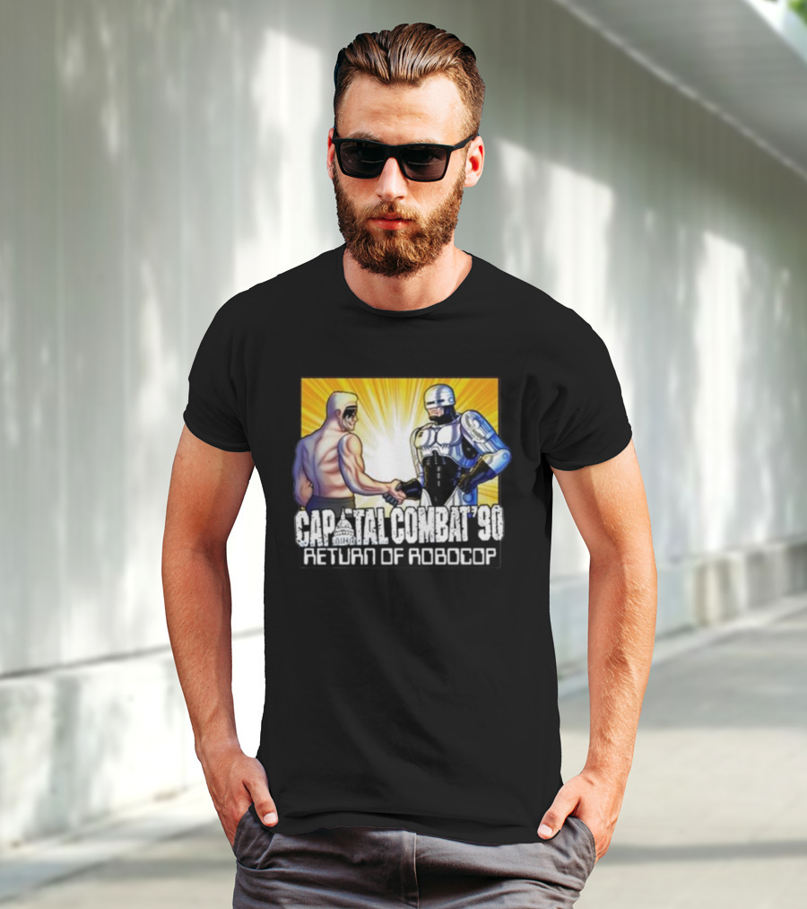 Capital Combat '90 Return Of Robocop Wrestling Encounter T-Shirt