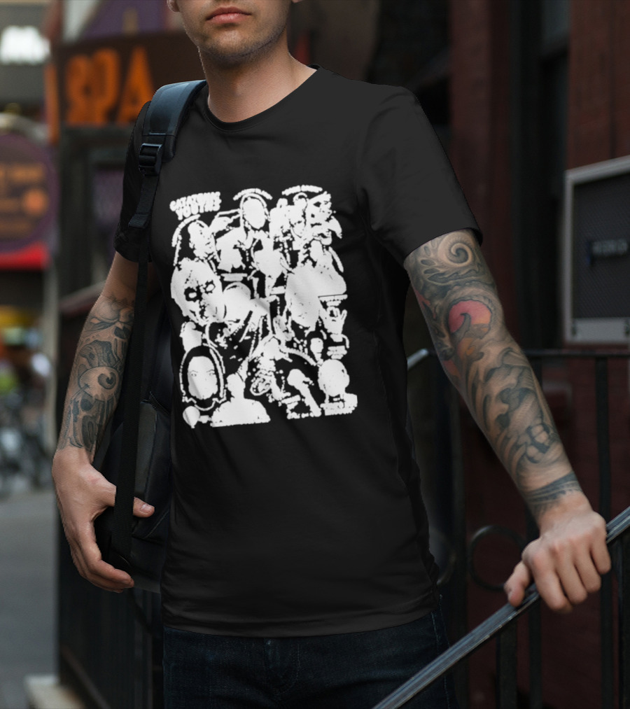 Catatonicyouths Collage Iconic Figures And Symbols T-Shirt