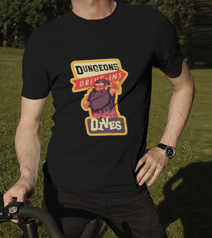Dungeons Drive-Ins Dives Catskullery Senshi T-Shirt