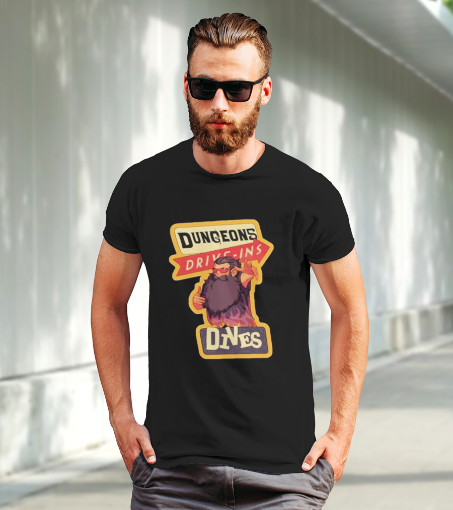 Dungeons Drive-Ins Dives Catskullery Senshi T-Shirt