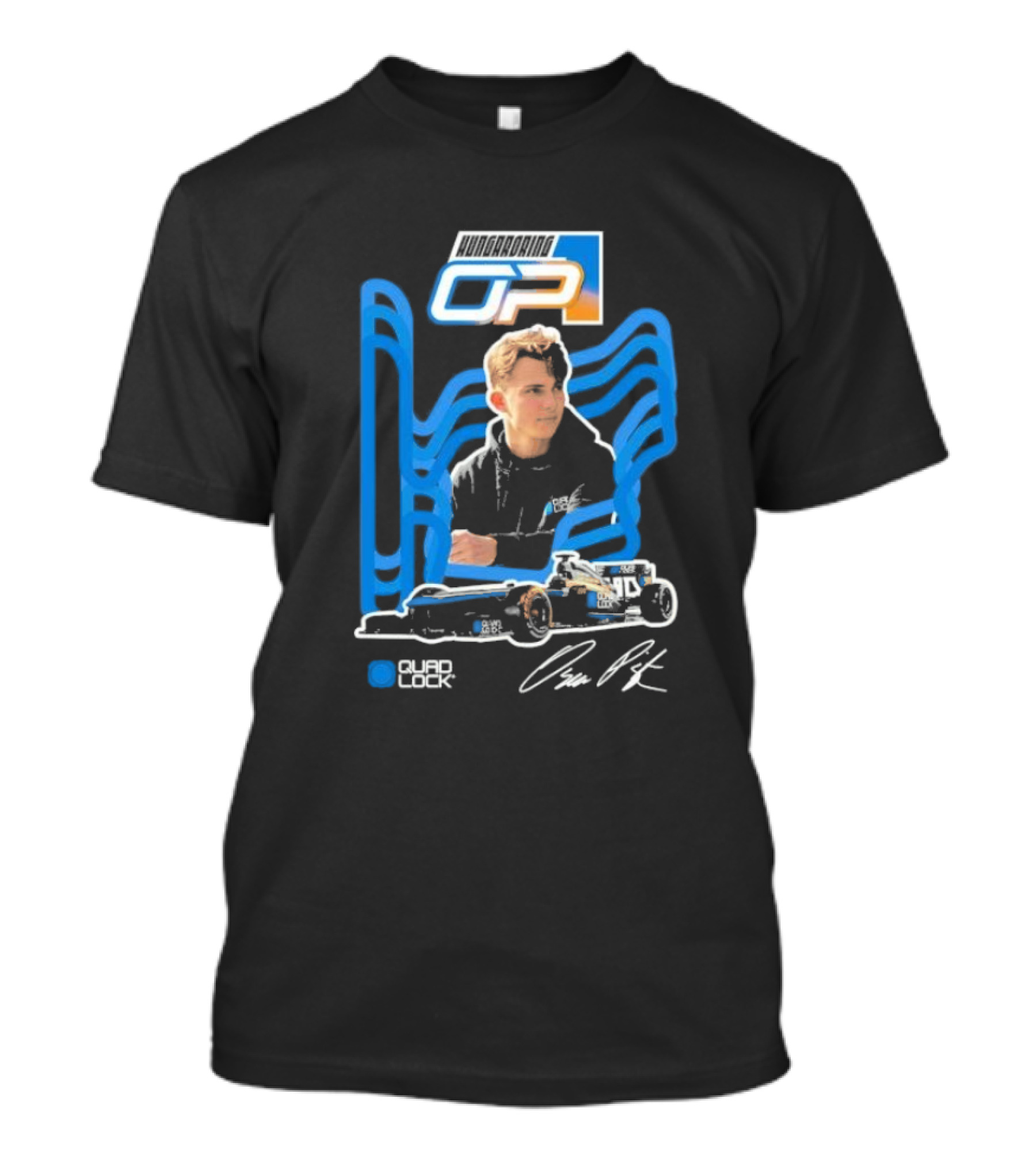 Hungaroring OP1 Quad Lock Astri Signature Celebrate Podium Finish T-Shirt
