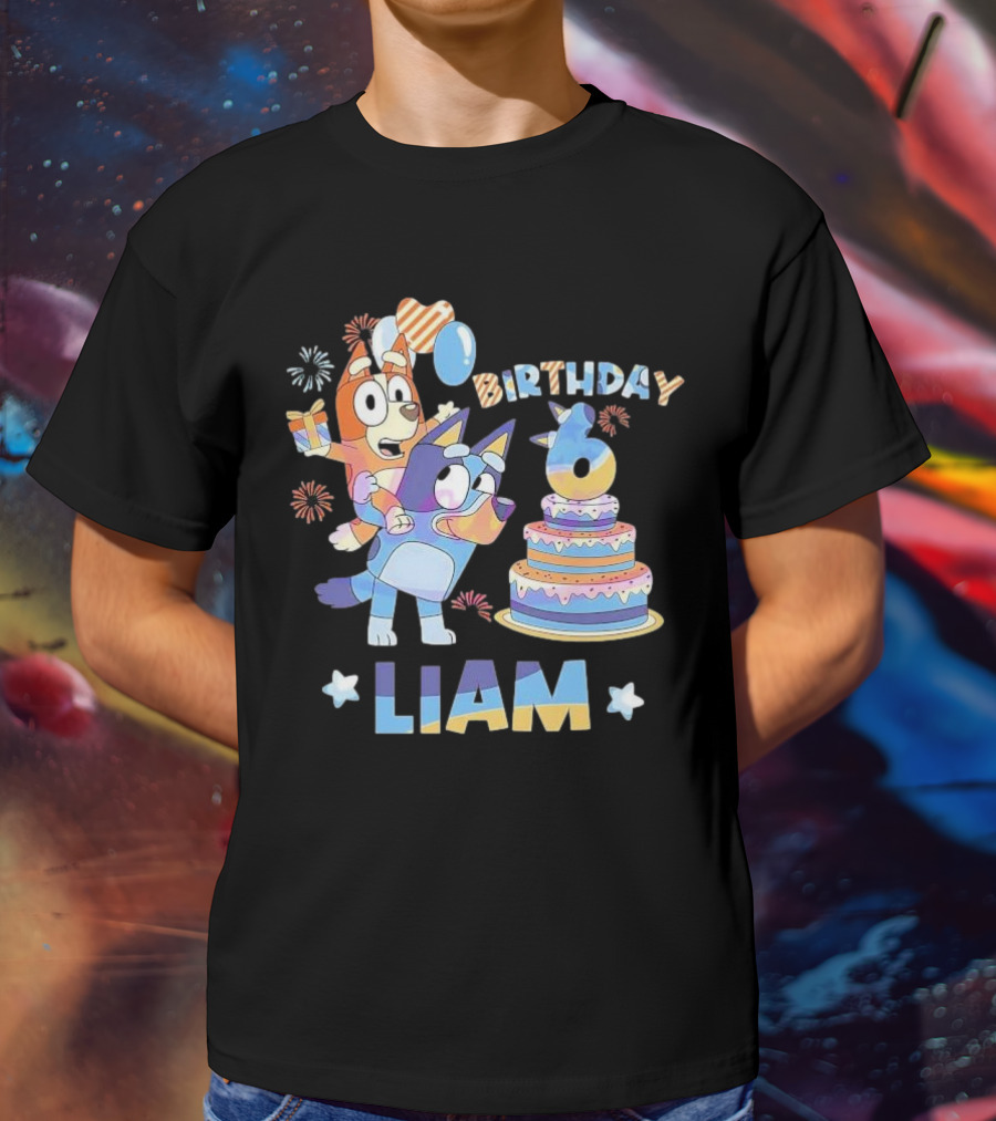 Birthday 6 Liam Funny It's My Birthday T-Shirt