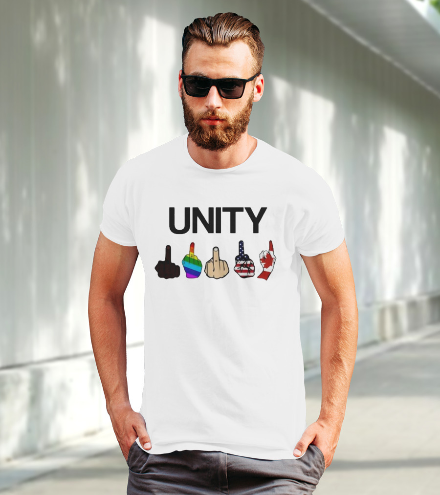 UNITY Hang Over Gang Funny Flags Diversity T-Shirt