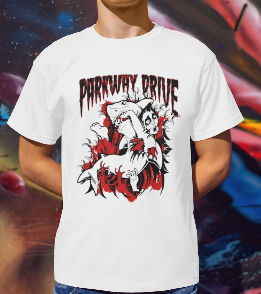 Parkway Drive Blood In The Water Shark Attack T-Shirt