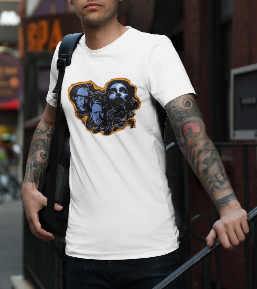 The White Buffalo A Freight Train Through The Night Faces And Mystical T-Shirt