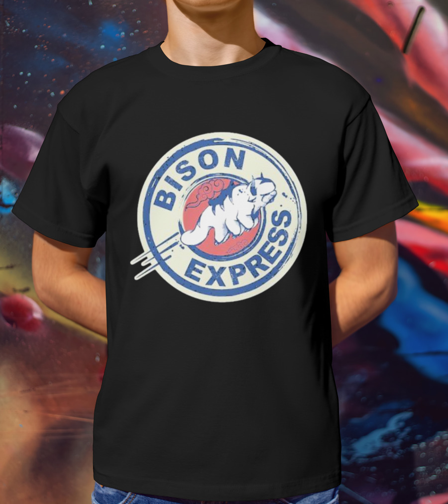 Bison Express Flying Bison Vintage Logo Avatar Reference T-Shirt
