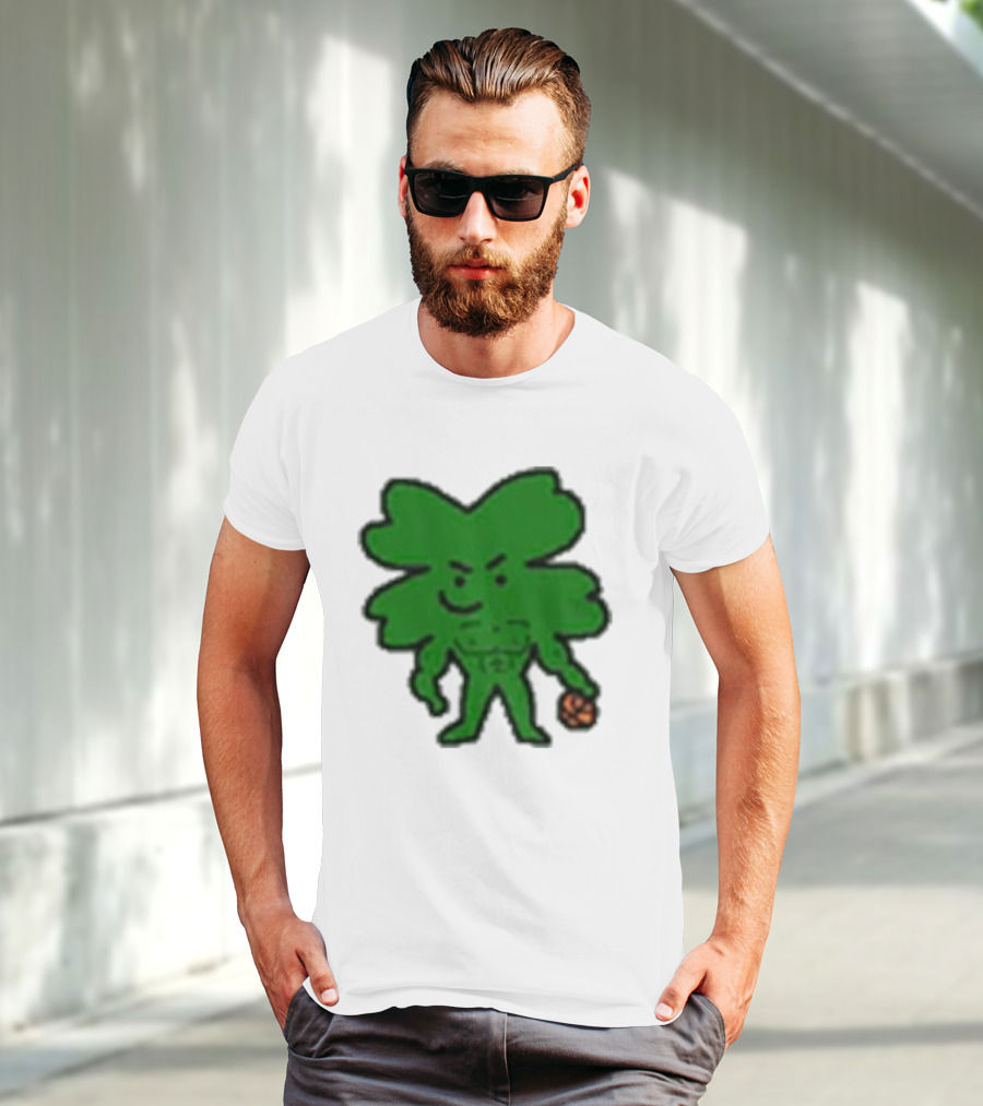 Boston Buff NBA Shamrock Basketball Player T-Shirt