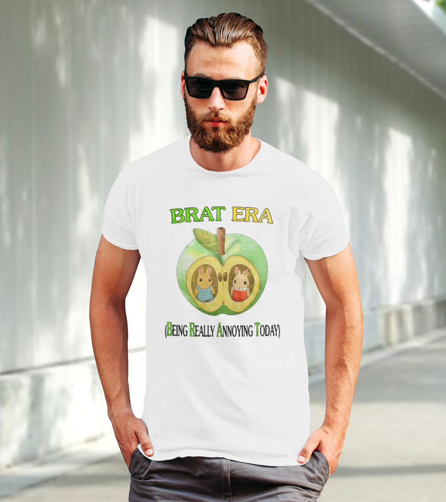 BRAT ERA Bunnies Inside Apple Being Really Annoying Today T-Shirt