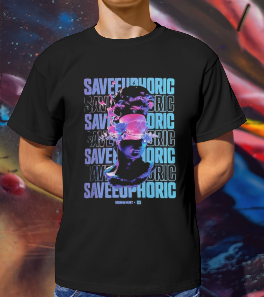 Brennan Heart Save Euphoric Multilayered Neon T-Shirt