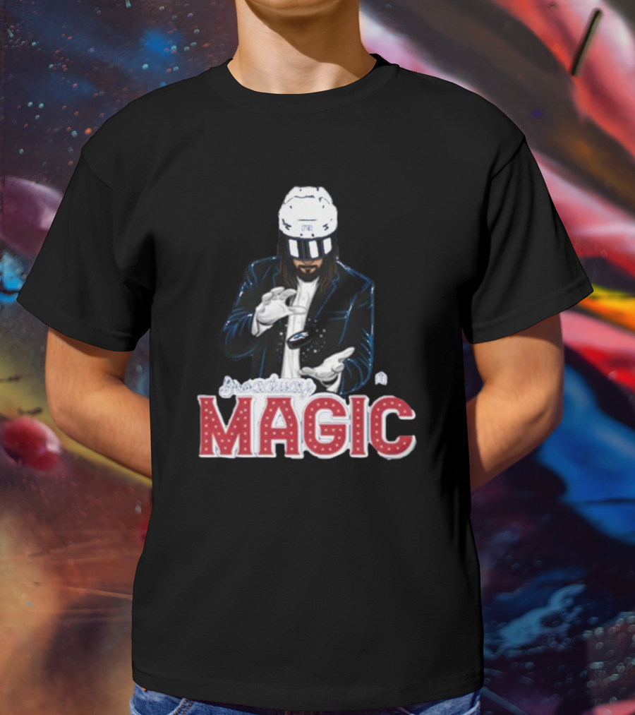 Broadway Magic Hockey Helmet Wizard T-Shirt