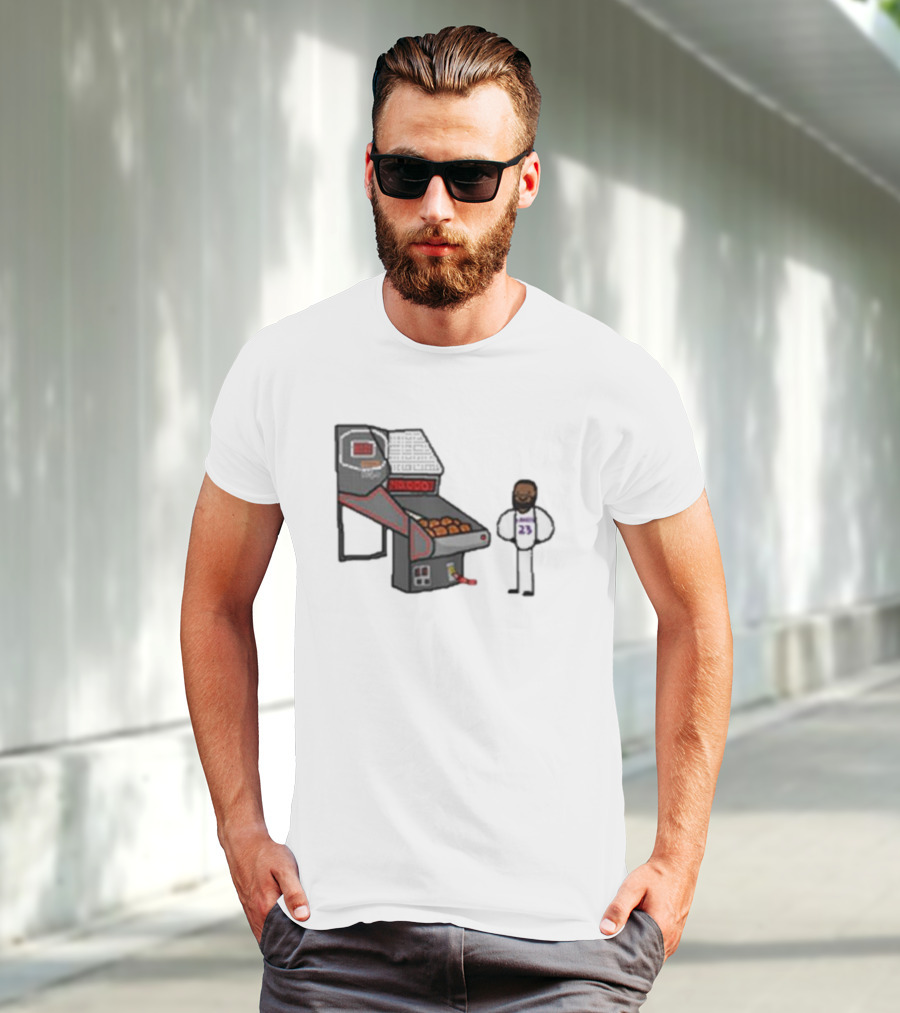 Bron 40k NBA Basketball Shooting Machine 23 T-Shirt