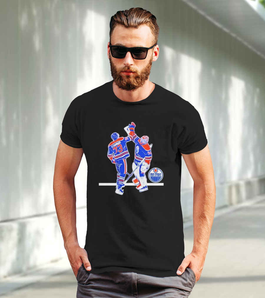 Edmonton Oilers Vinny Skinny Winny High-Five T-Shirt