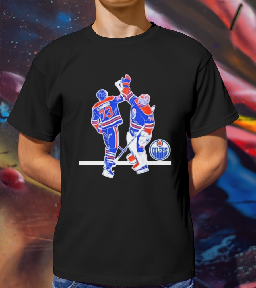 Edmonton Oilers Vinny Skinny Winny High-Five T-Shirt