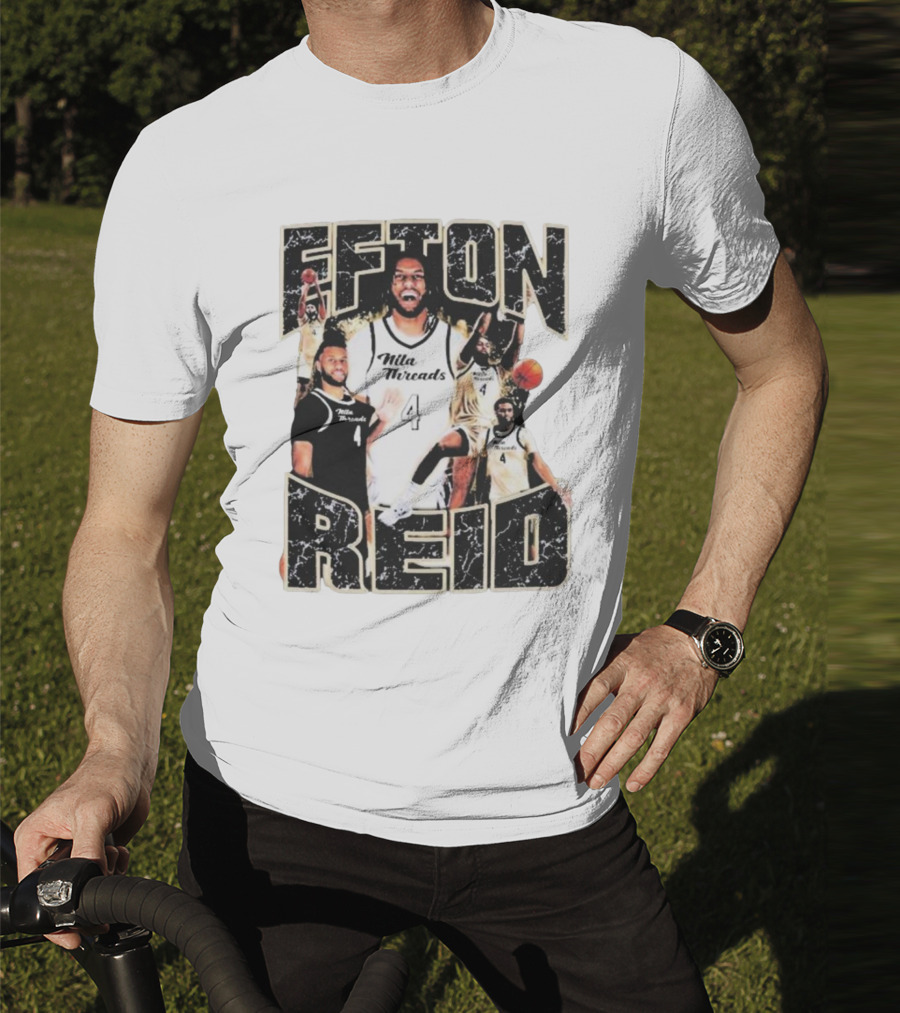 Efton Reid Nila Threads Basketball Player 4 T-Shirt