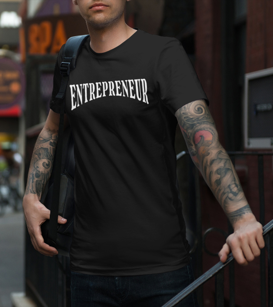 Entrepreneur Arched Vintage T-Shirt
