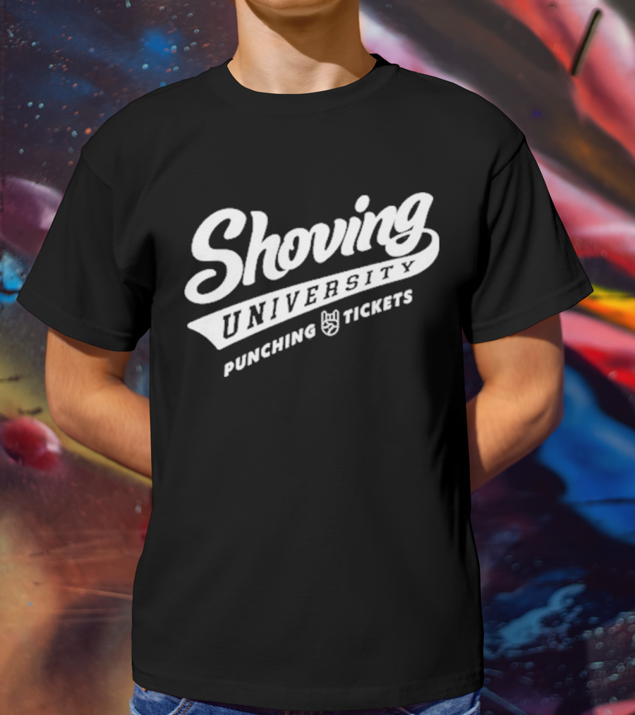 Paul Skenes Shoving University Punching Tickets T-Shirt