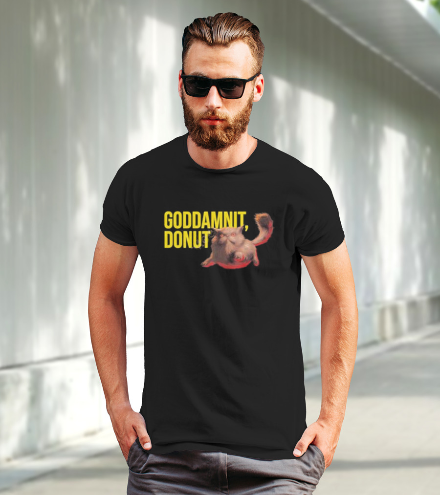 Goddamnit Donut Dungeon Crawler Carl Cat T-Shirt