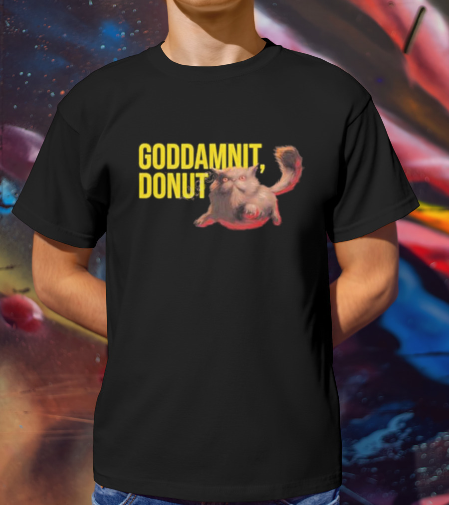 Goddamnit Donut Dungeon Crawler Carl Cat T-Shirt
