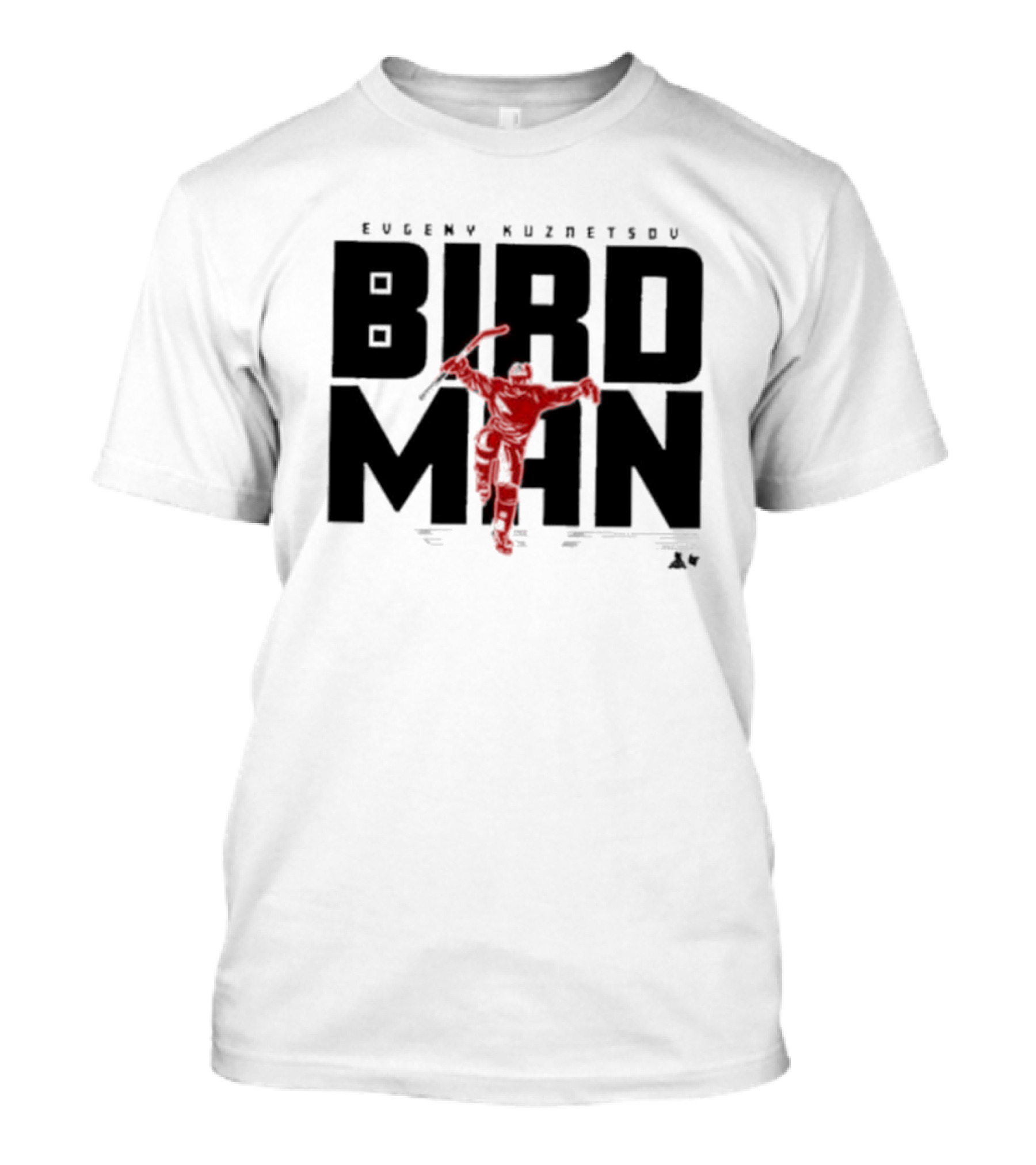 Evgeny Kuznetsov Bird Man Raleigh T-Shirt