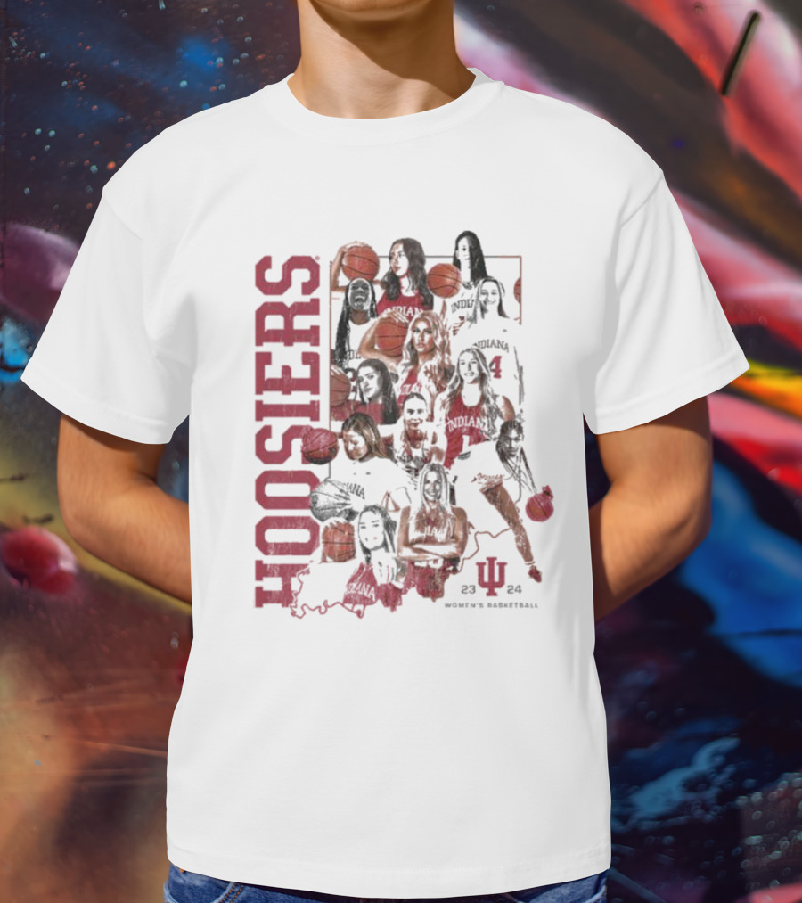 Indiana Hoosiers 23-24 Women's Basketball Team Exclusive Release T-Shirt