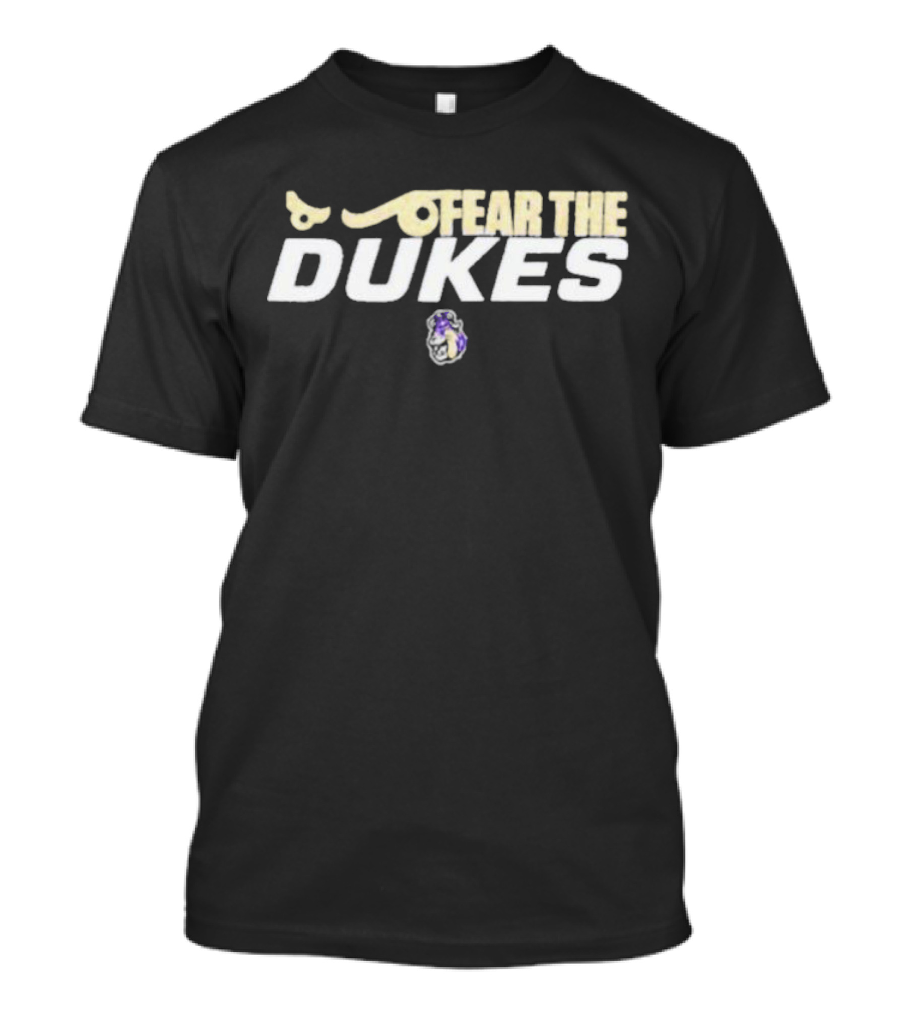 Fear The Dukes James Madison University Mascot T-Shirt