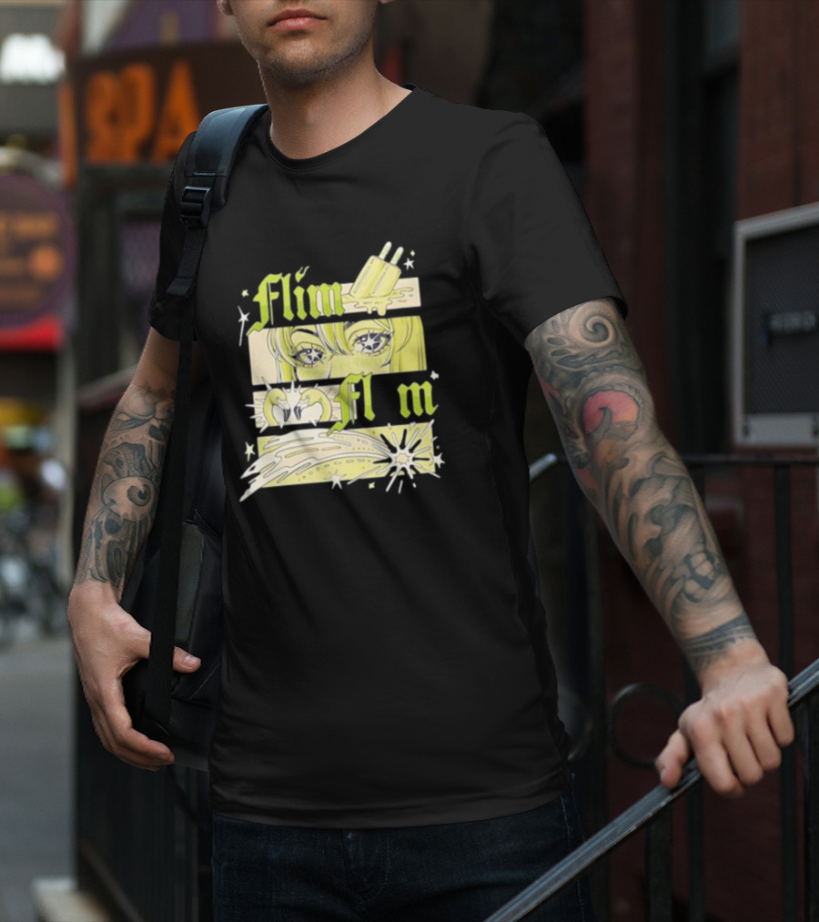 Flim Flam Popsicle Stars Anime Eyes Explosion T-Shirt