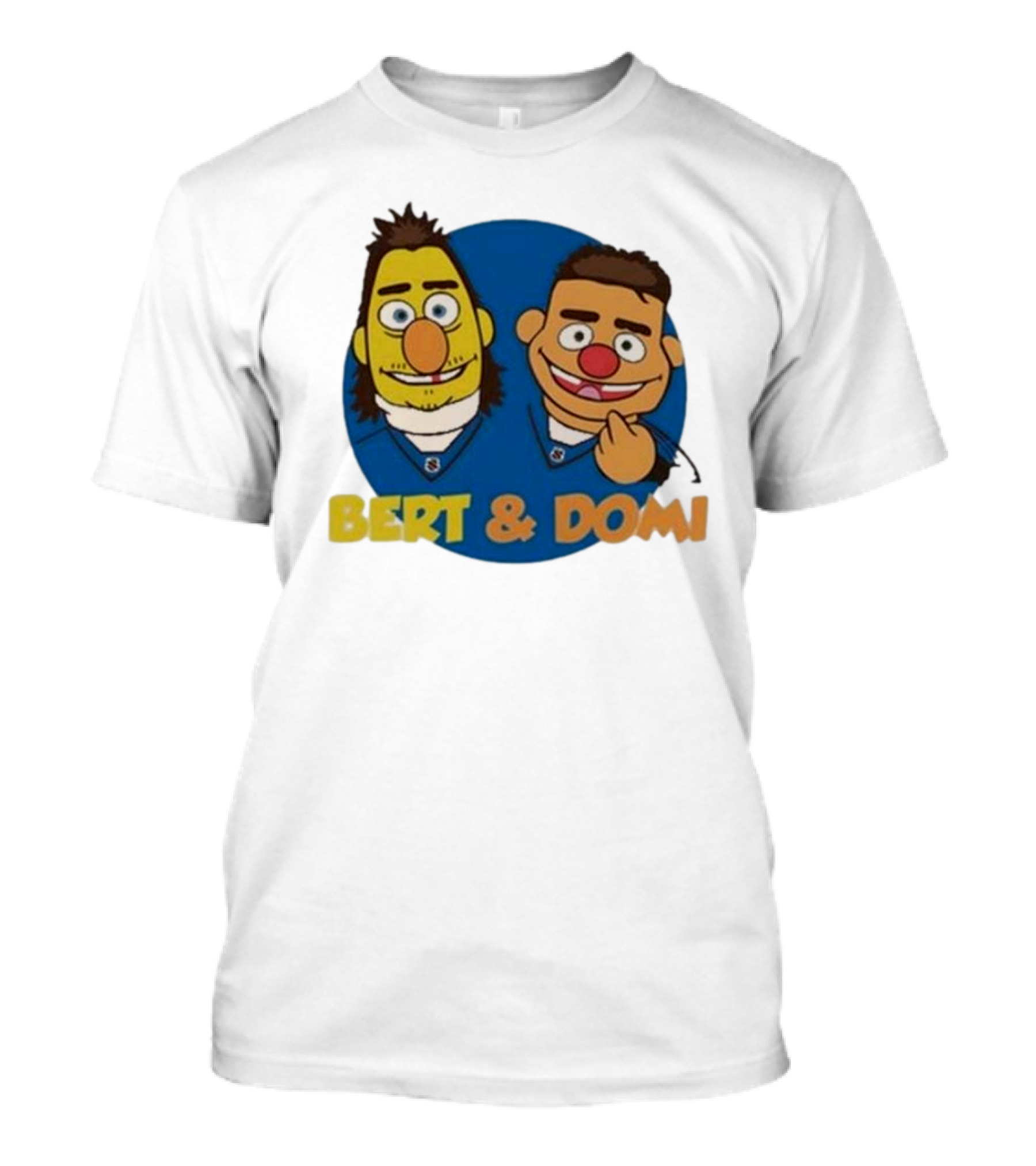 Bert And Domi Flowbuds Logo Cartoon T-Shirt