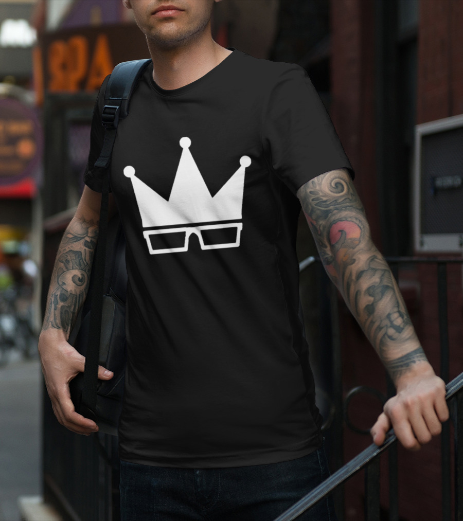Framerate White Crown Glasses Merch T-Shirt