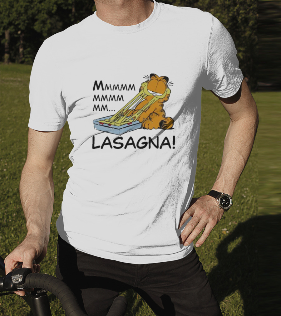 Garfield Mmmmmmmm MM Lasagna T-Shirt