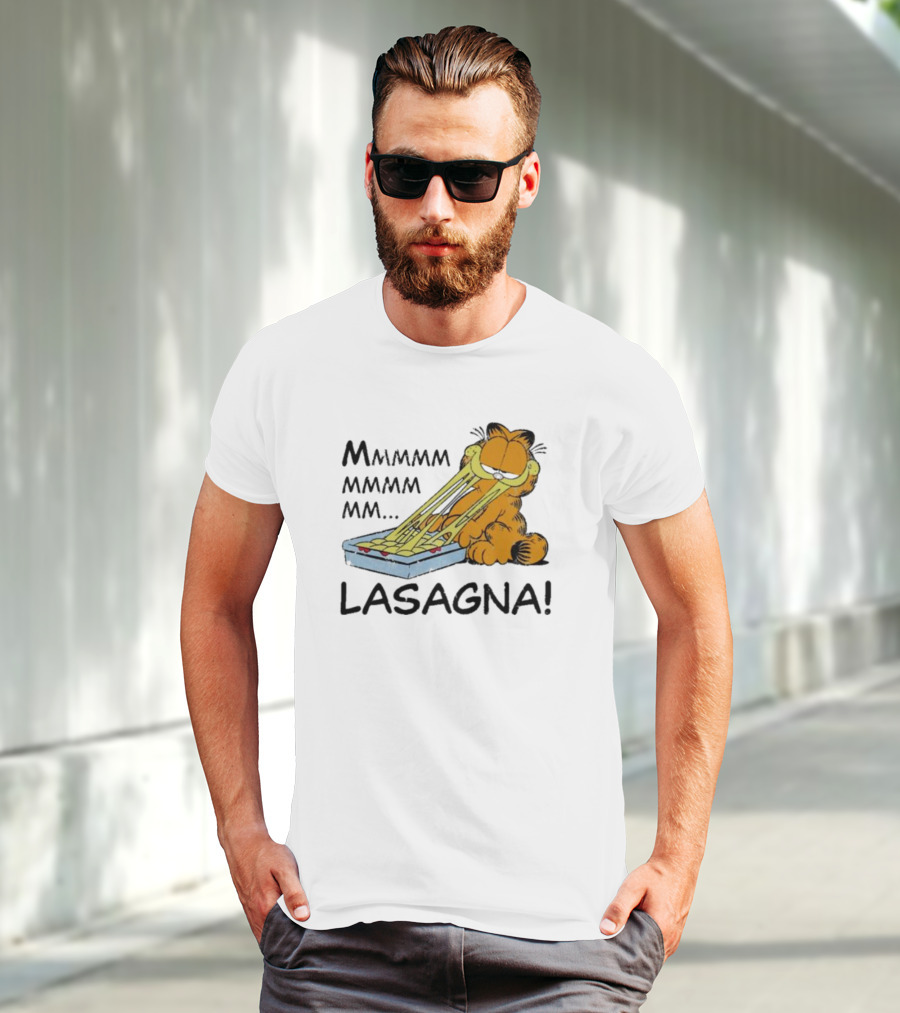 Garfield Mmmmmmmm MM Lasagna T-Shirt