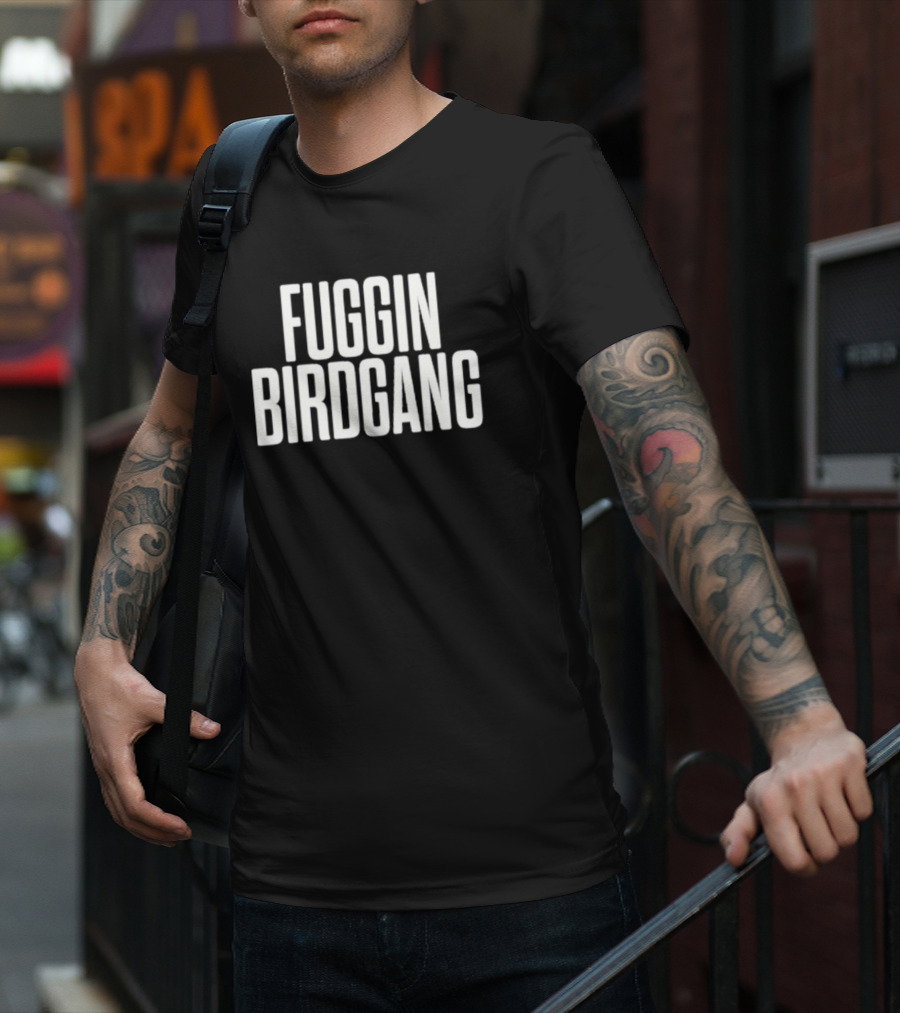 Gary Denoia Fuggin Birdgang Black T-Shirt