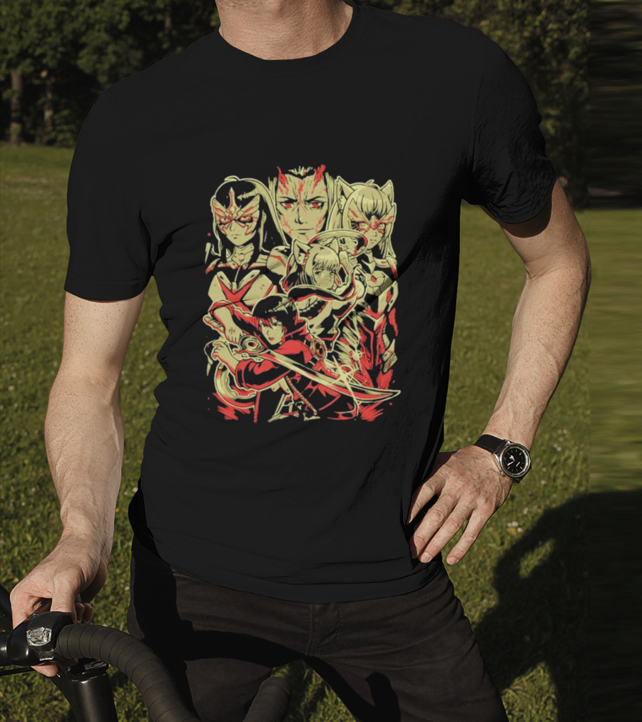 Cycle Of Life And Death Anime Warriors T-Shirt