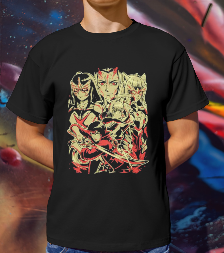 Cycle Of Life And Death Anime Warriors T-Shirt