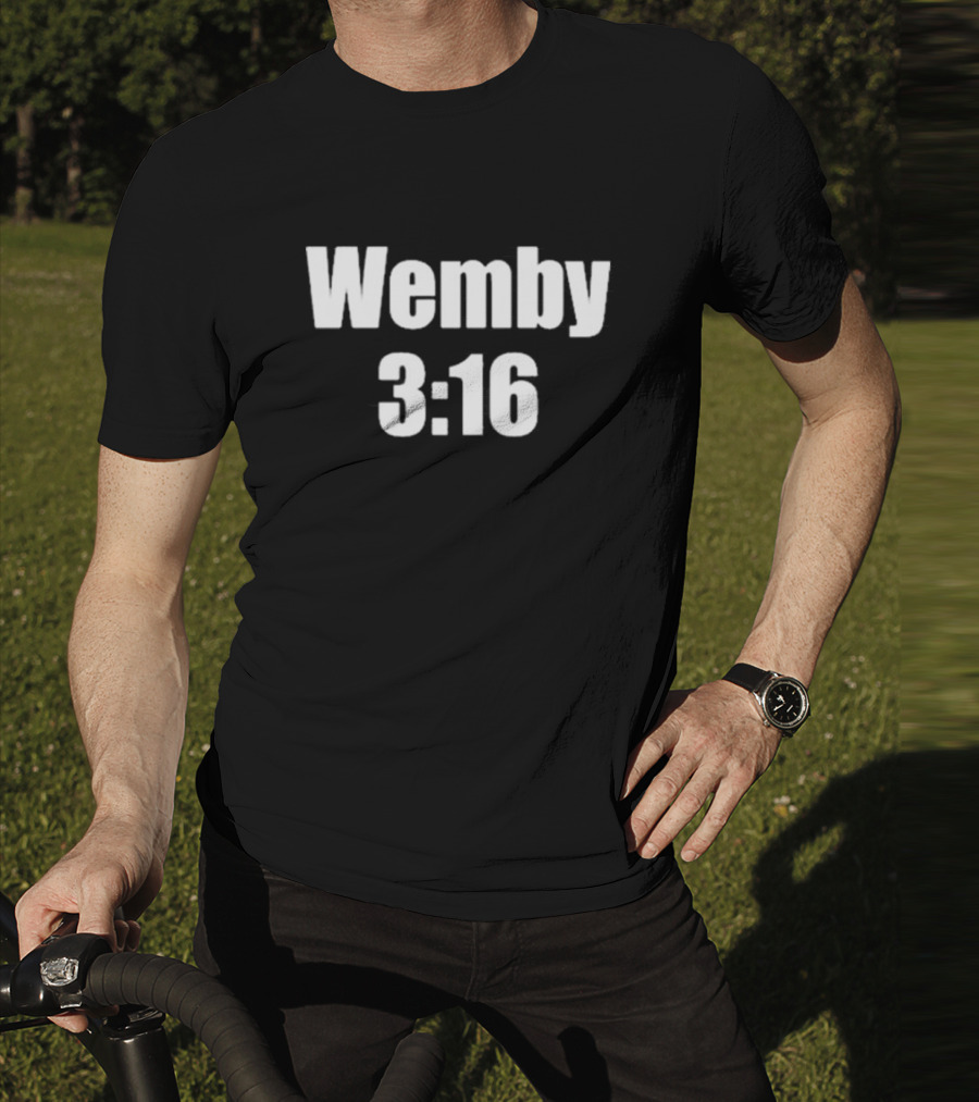 Wemby 3:16 Extraterrestre T-Shirt